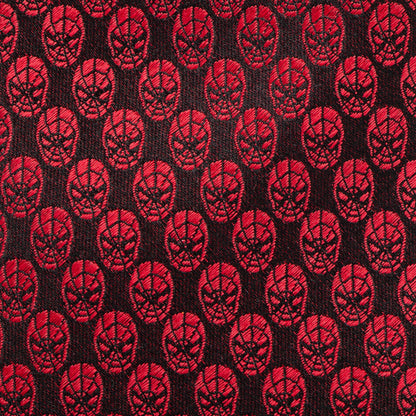 Corbata roja para hombre, Máscara de Spider-Man de Marvel