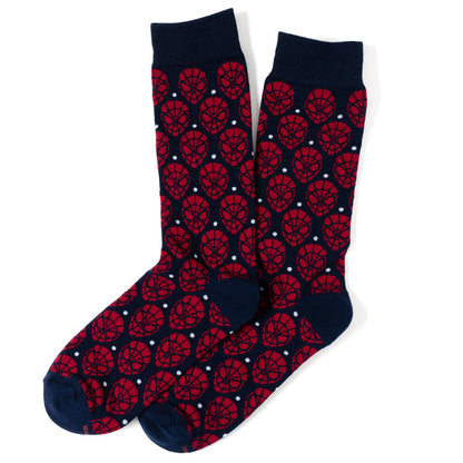 Set de regalo de calcetines y pin de solapa de Marvel Spider-Man Dot de 3 pares
