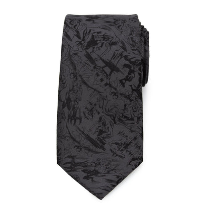 Venom Dark Gray Action Men's Tie