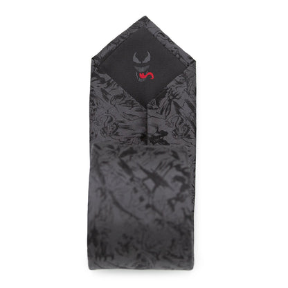 Venom Dark Gray Action Men's Tie