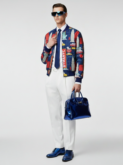 Chaqueta de aviador CHELSEA para hombre BYMANYC ® New York