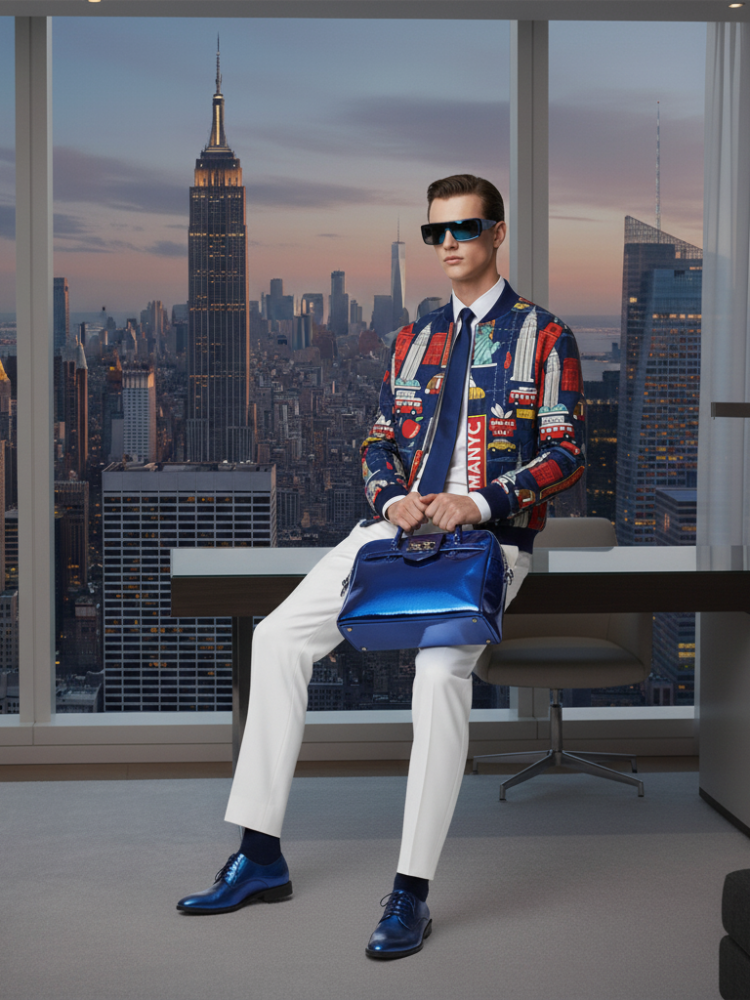Chaqueta de aviador CHELSEA para hombre BYMANYC ® New York