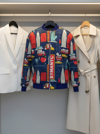Chaqueta de aviador CHELSEA para hombre BYMANYC ® New York