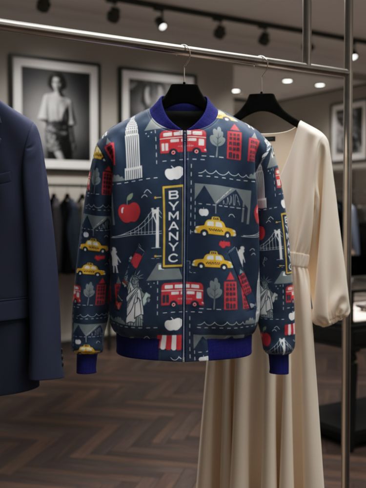 Chaqueta bomber Harlem para hombre BYMANYC ® New York