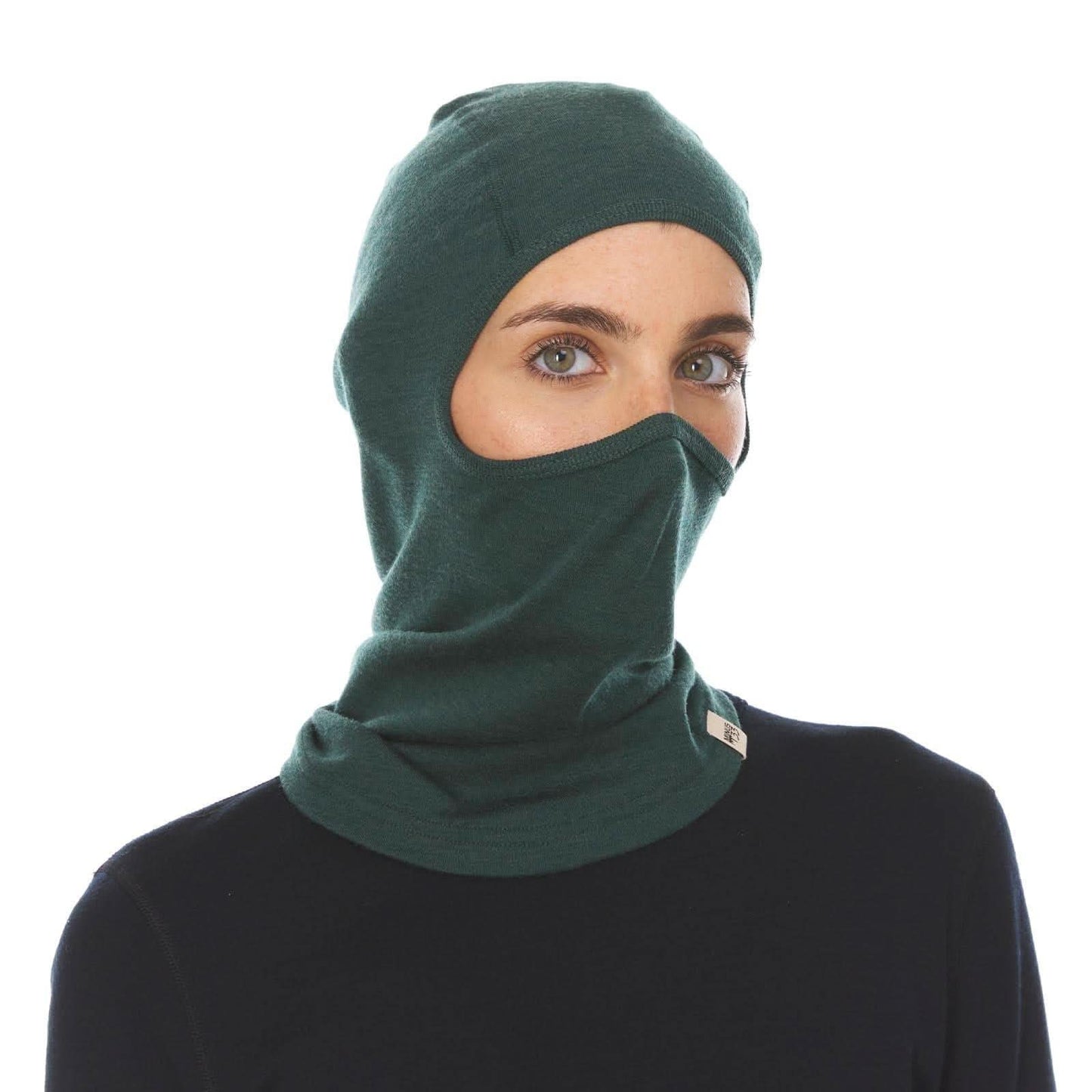Pasamontañas de lana de peso medio - 100% lana merino