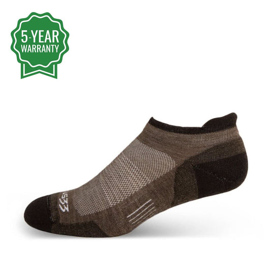 Microweight Cushion - No Show Tab Wool Socks Mountain Heritage - My Men's Shop