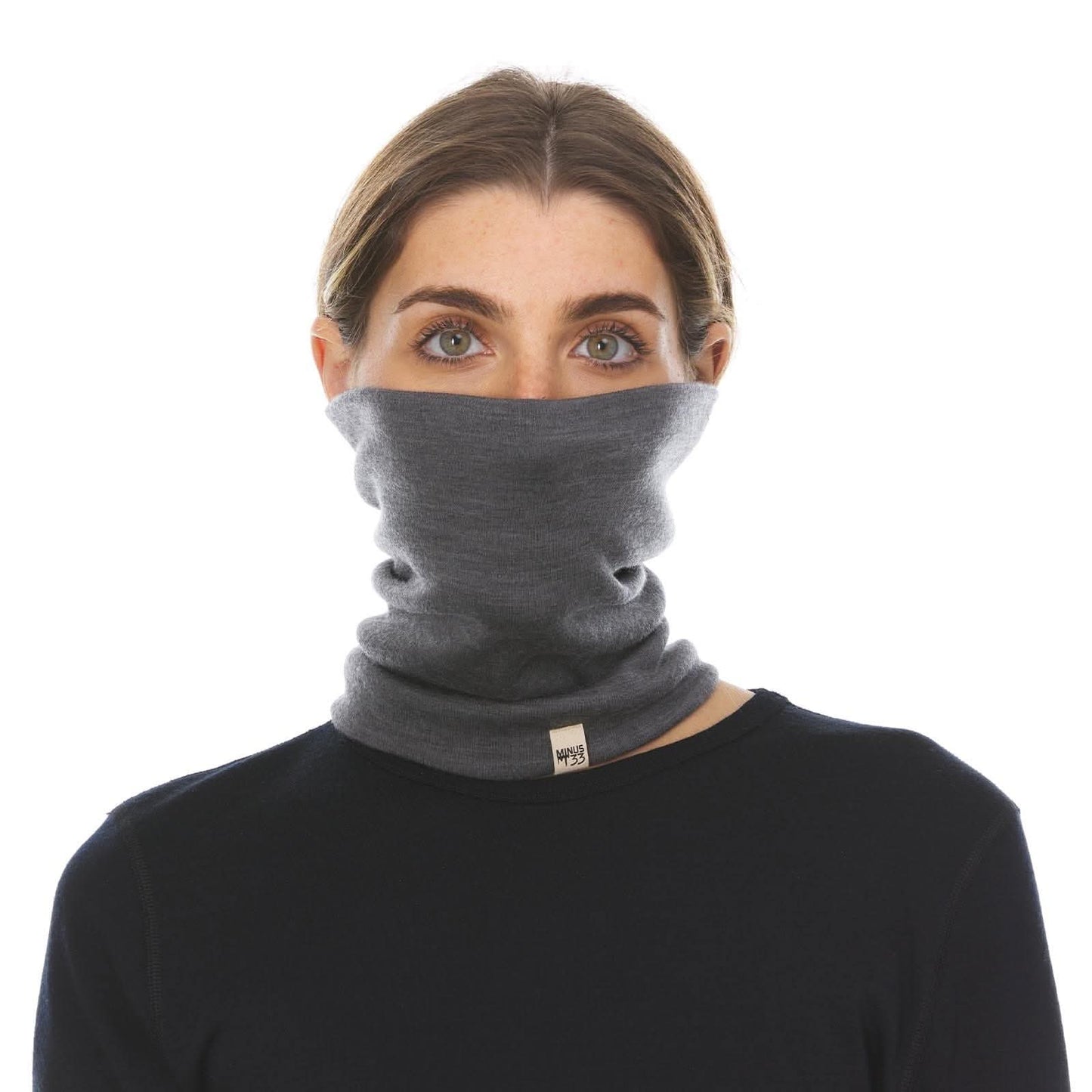 Braga de cuello de lana de peso medio - 100% lana merino