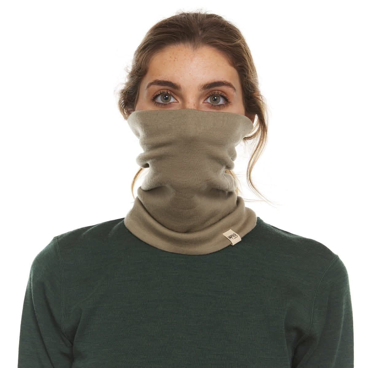 Braga de cuello de lana de peso medio - 100% lana merino