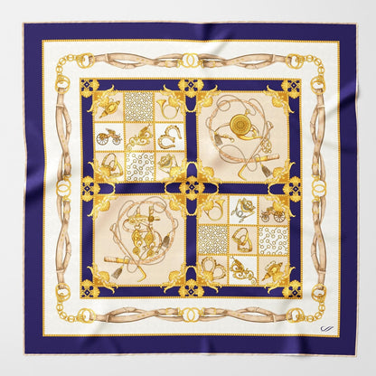 Vittoria - Silk Foulard - Blue - My Men's Shop