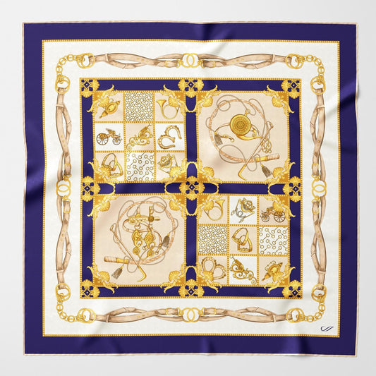 Vittoria - Silk Foulard - Blue - My Men's Shop