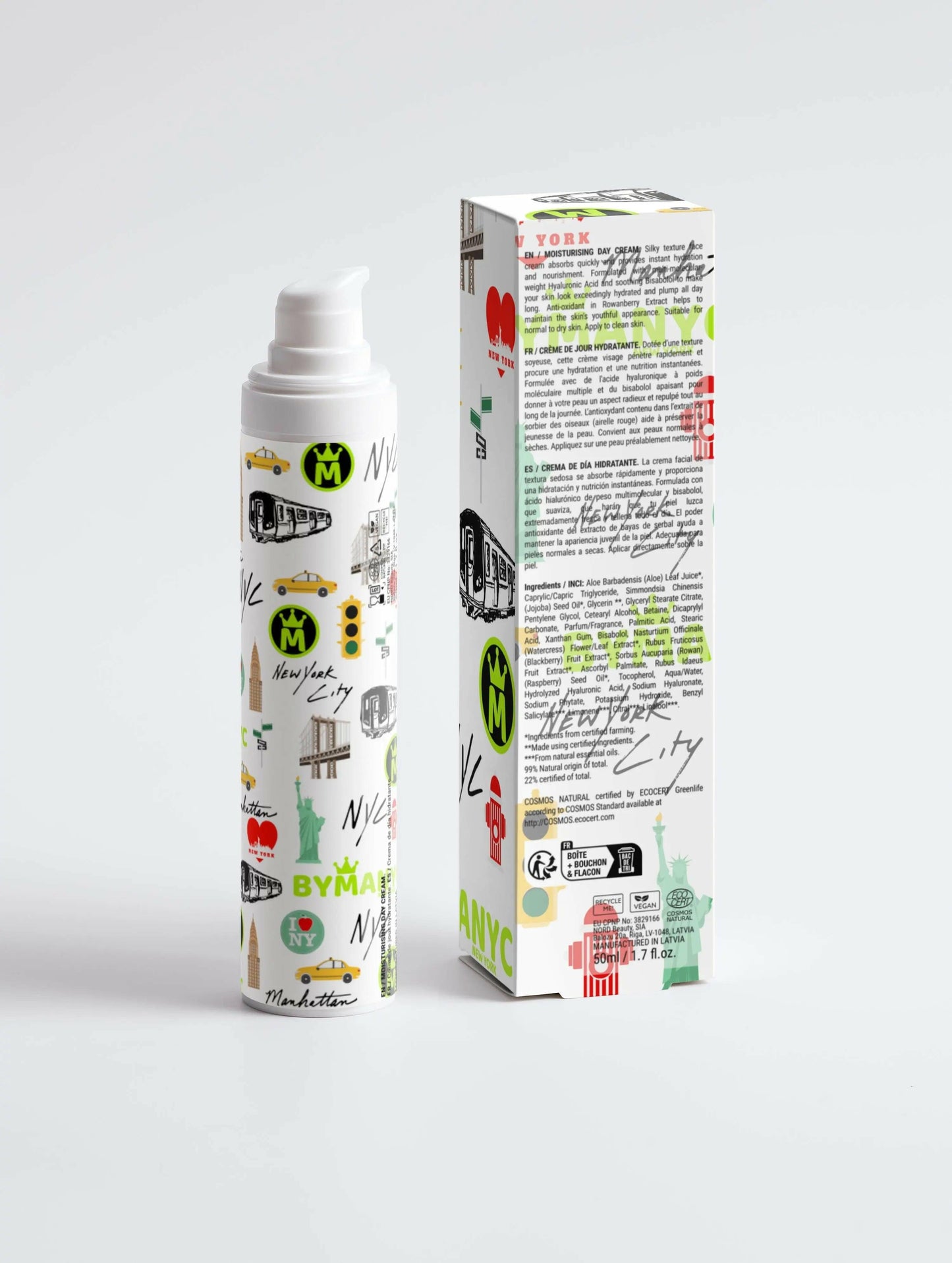 Crema Hidratante de Día – BYMANYC ® New York | Cuidado de la Piel Vegano y Natural