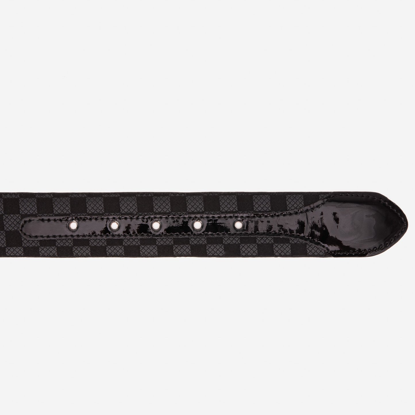 The Monte Carlo Black Leather Belt
