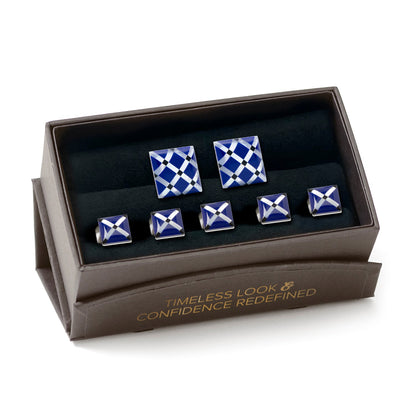 Juego de 5 pendientes de nácar con diamantes