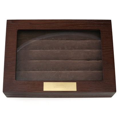 Espresso Cufflinks Collector's Case - 72 pairs