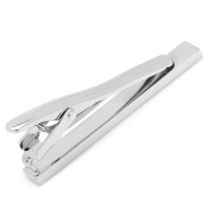 Pinza de corbata esmaltada azul marino