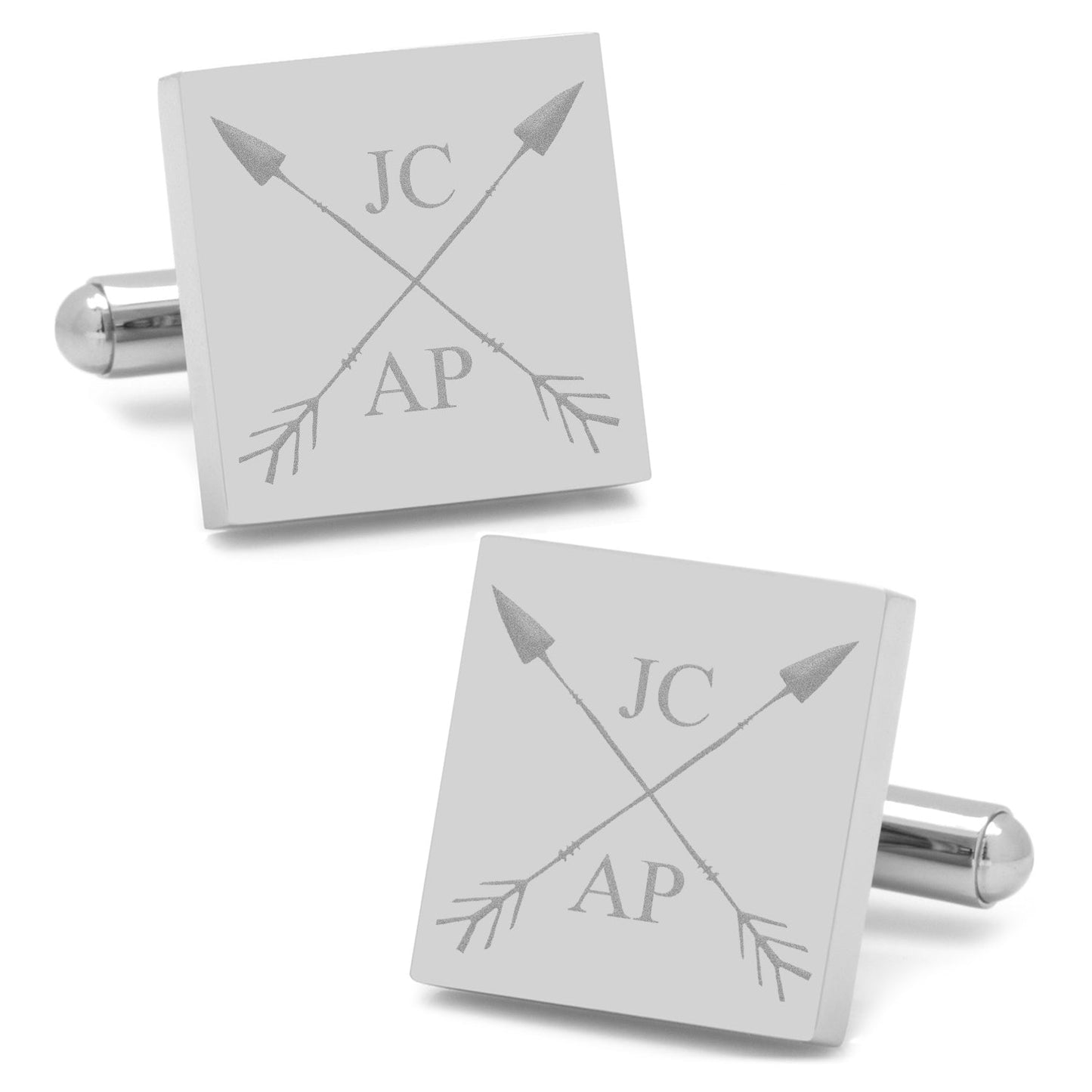 Crossed Arrows Engravable Cufflinks - My Men's Shop