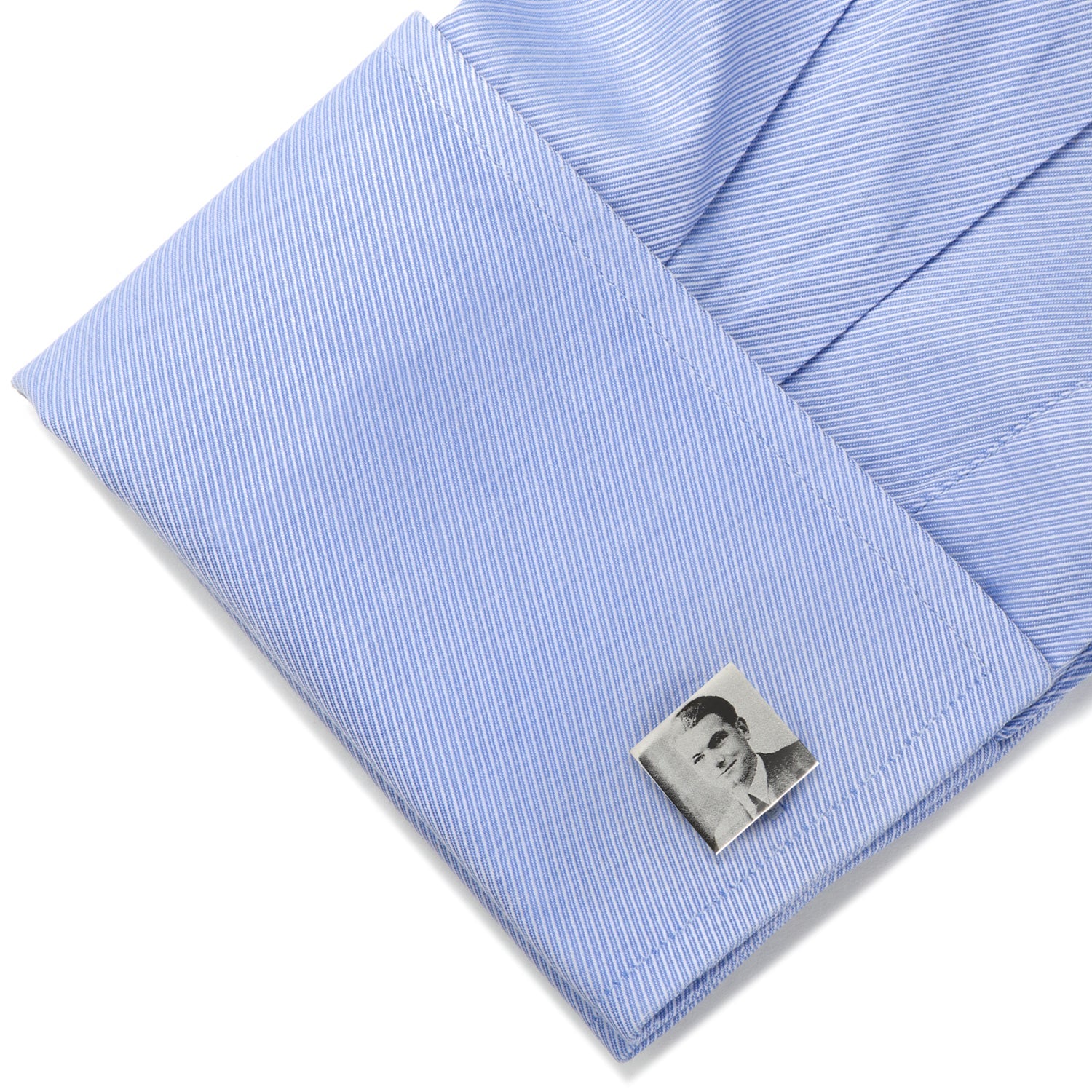Custom Engraved Square Photo Cufflinks - My Men's Shop