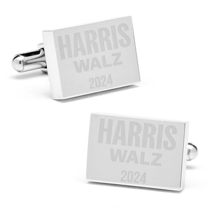Stainless Steel Engravable Presidential Cufflinks - My Men's Shop