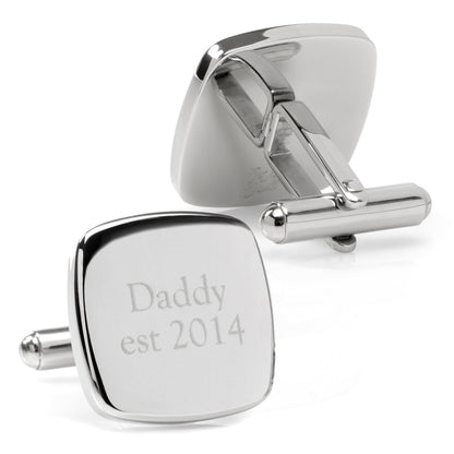 Daddy Established Engravable Cufflinks - My Men's Shop