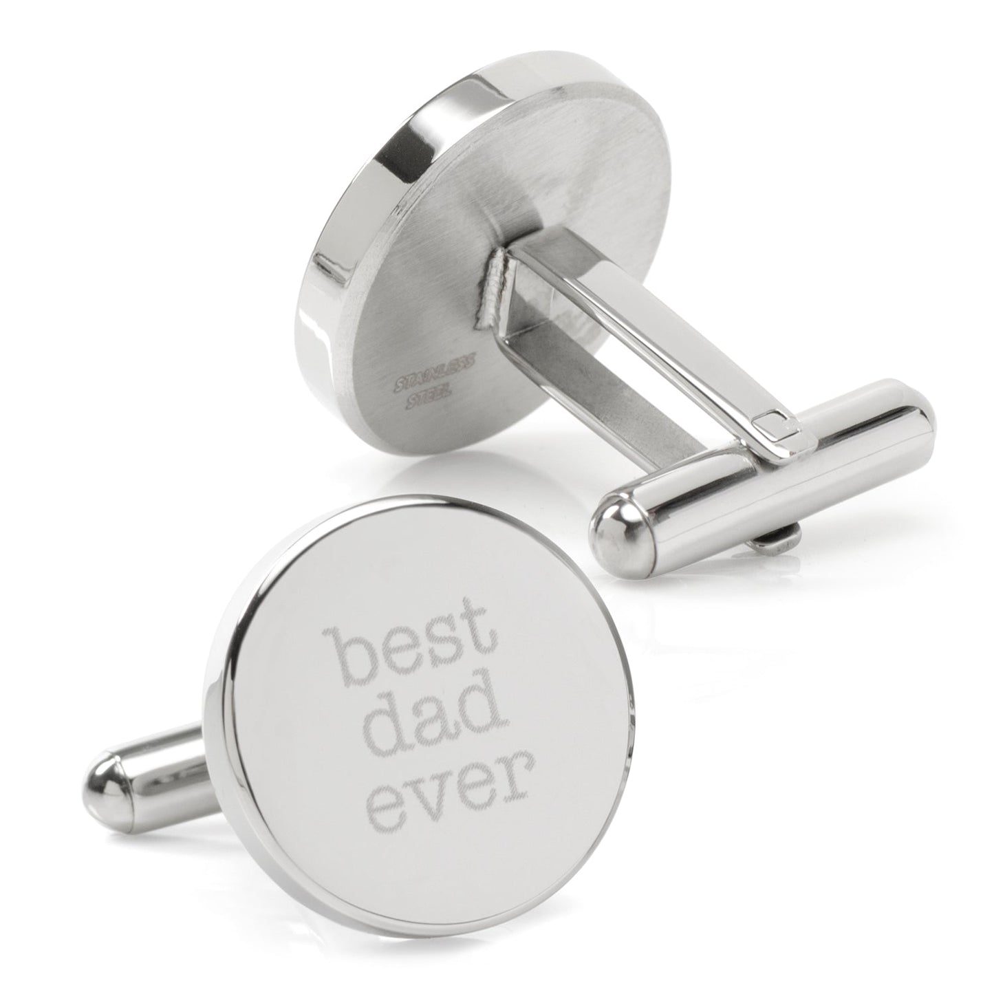 Best Dad Ever Engravable Cufflinks - My Men's Shop