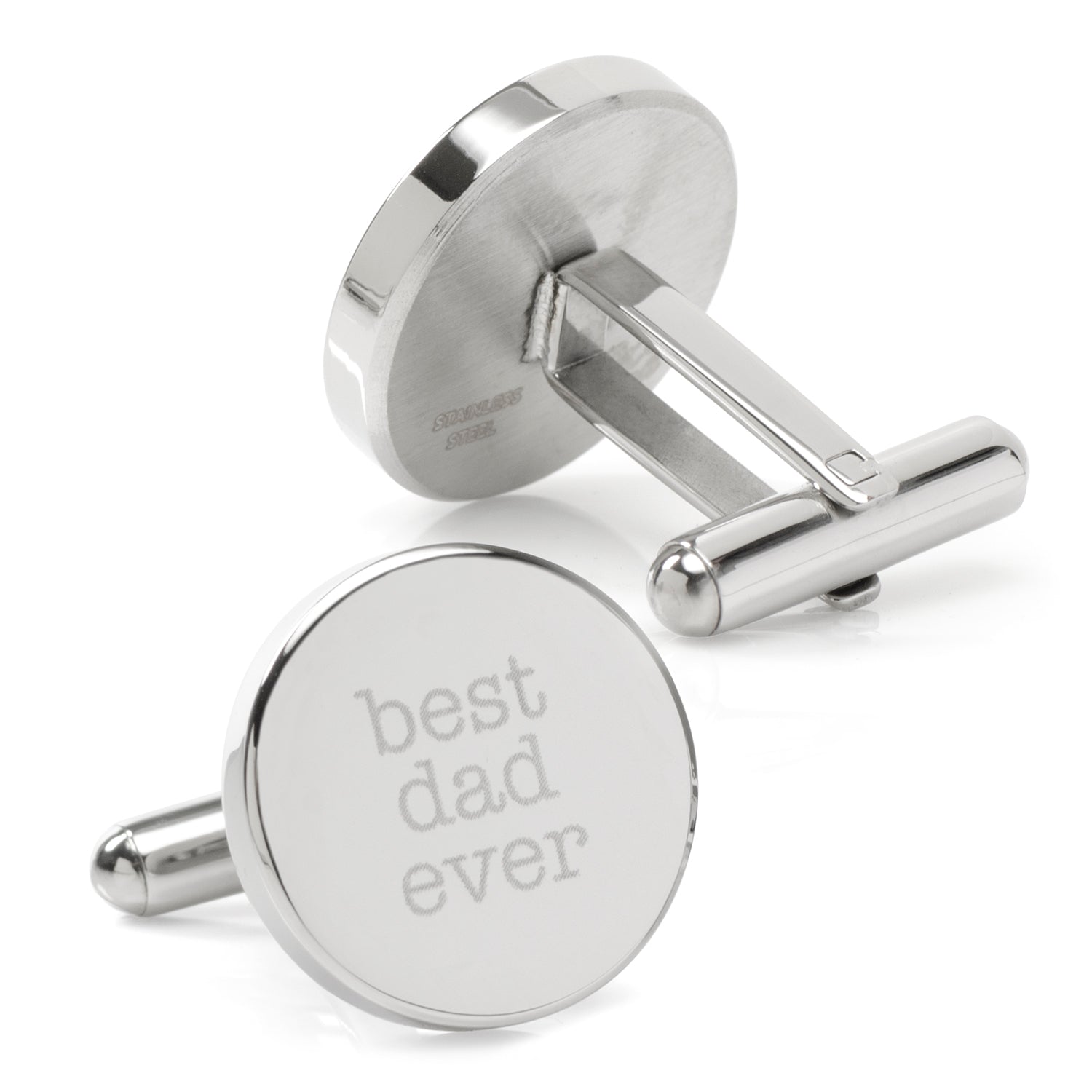 Best Dad Ever Engravable Cufflinks - My Men's Shop