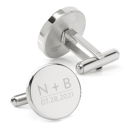 Custom Clock Engravable Cufflinks - My Men's Shop