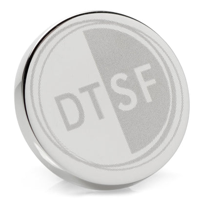 Stainless Steel Engravable Round Infinity Lapel Pin - My Men's Shop