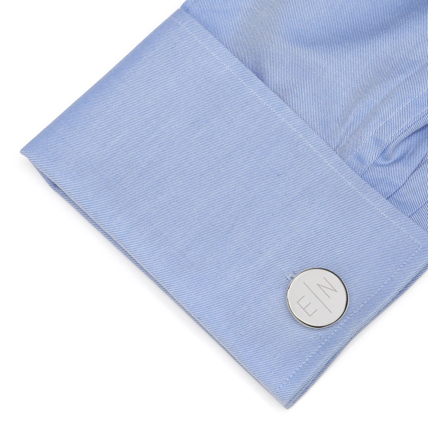 Divided Modern Monogram Engravable Cufflinks