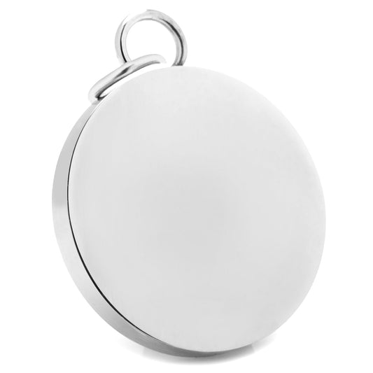 Stainless Steel Engravable Round Infinity Pendant - My Men's Shop