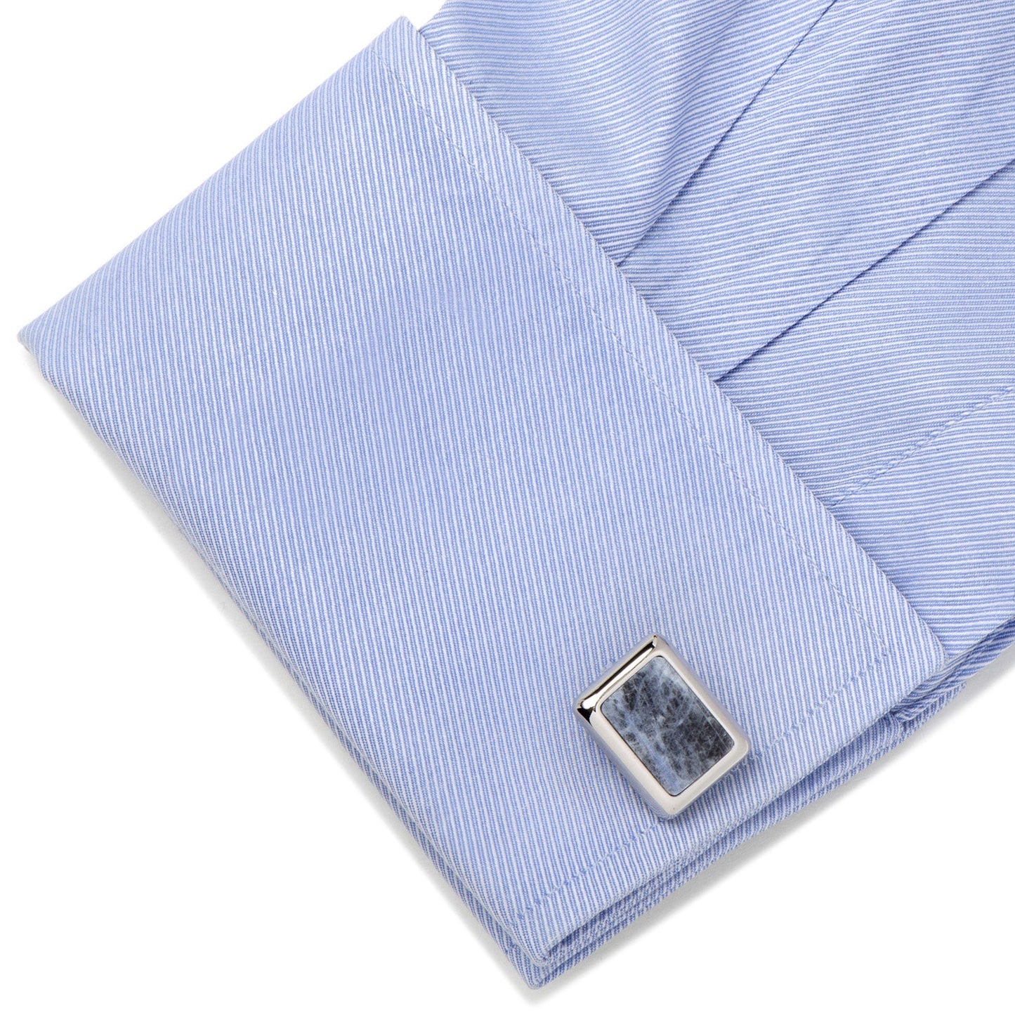 Silver and Sodalite JFK Presidential 5-Stud Set - My Men's Shop