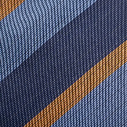 The Andrew Tie (Blue Orange Stripe Men's Tie) - My Men's Shop