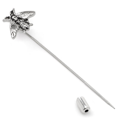 Alfiler de corbata de abeja de acero inoxidable
