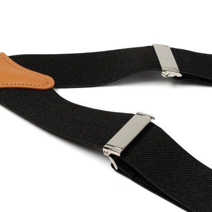 Black Convertible Suspenders - My Men's Shop