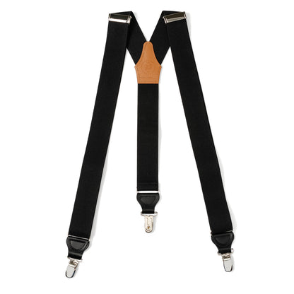 Black Convertible Suspenders - My Men's Shop