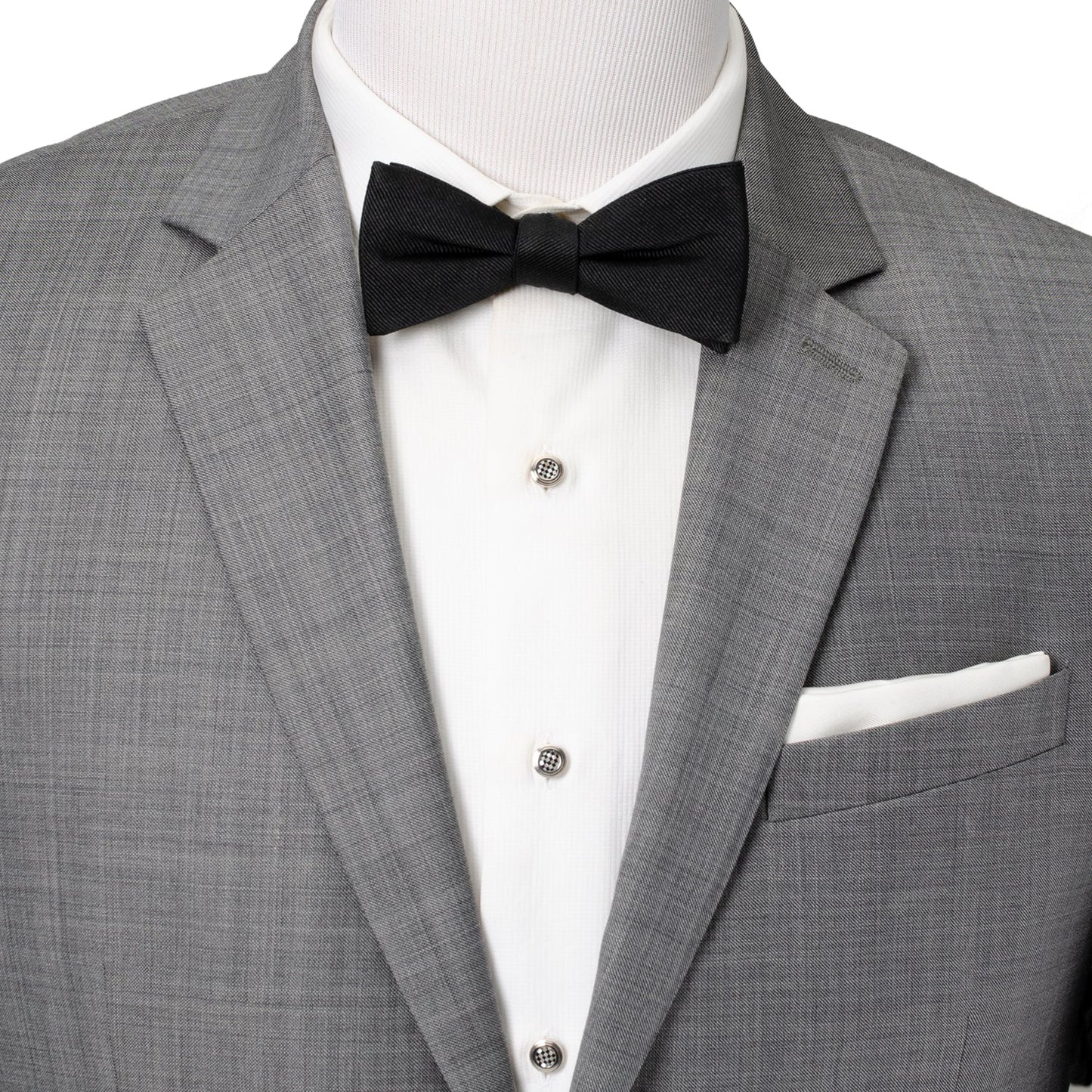 Black Silk Bow Pre-Tie - My Men's Shop