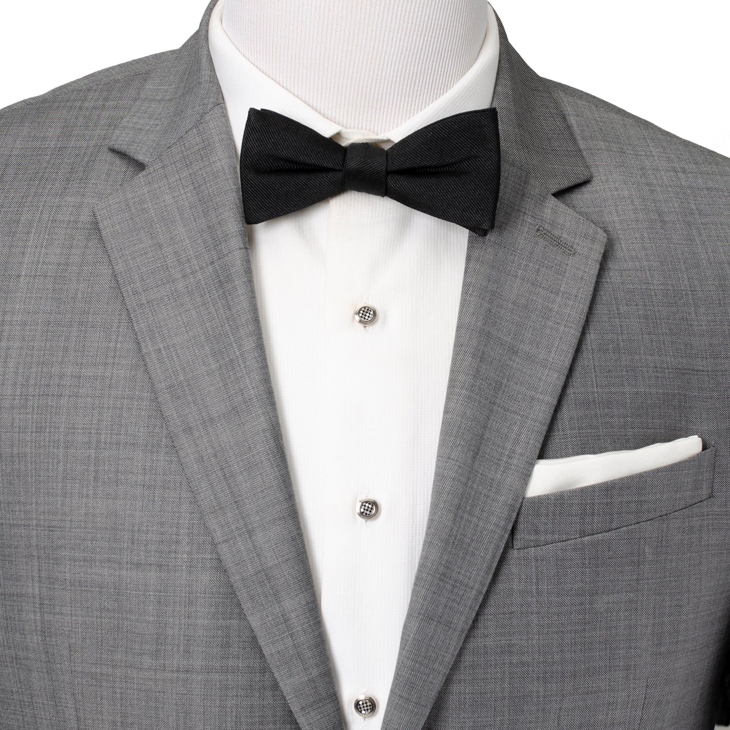 Black Silk Bow Pre-Tie - My Men's Shop