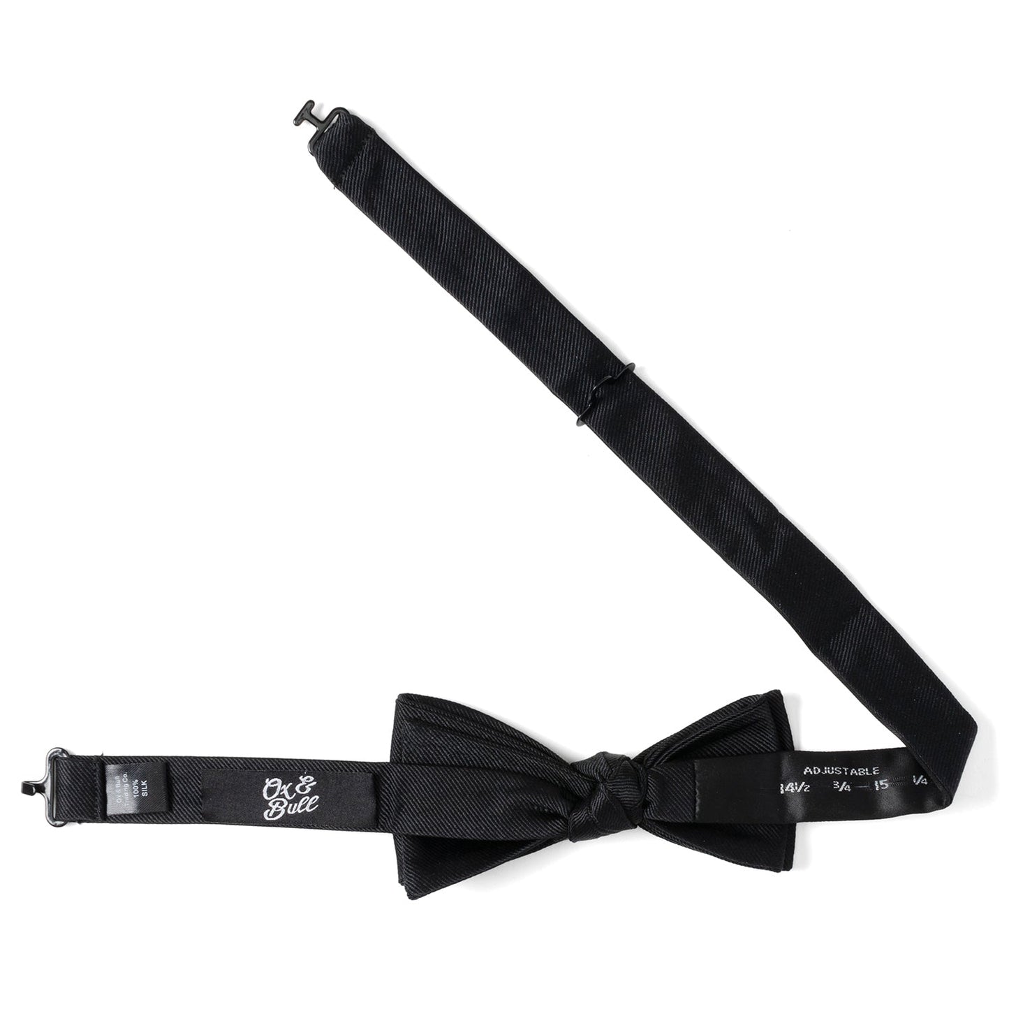 Black Silk Bow Pre-Tie - My Men's Shop