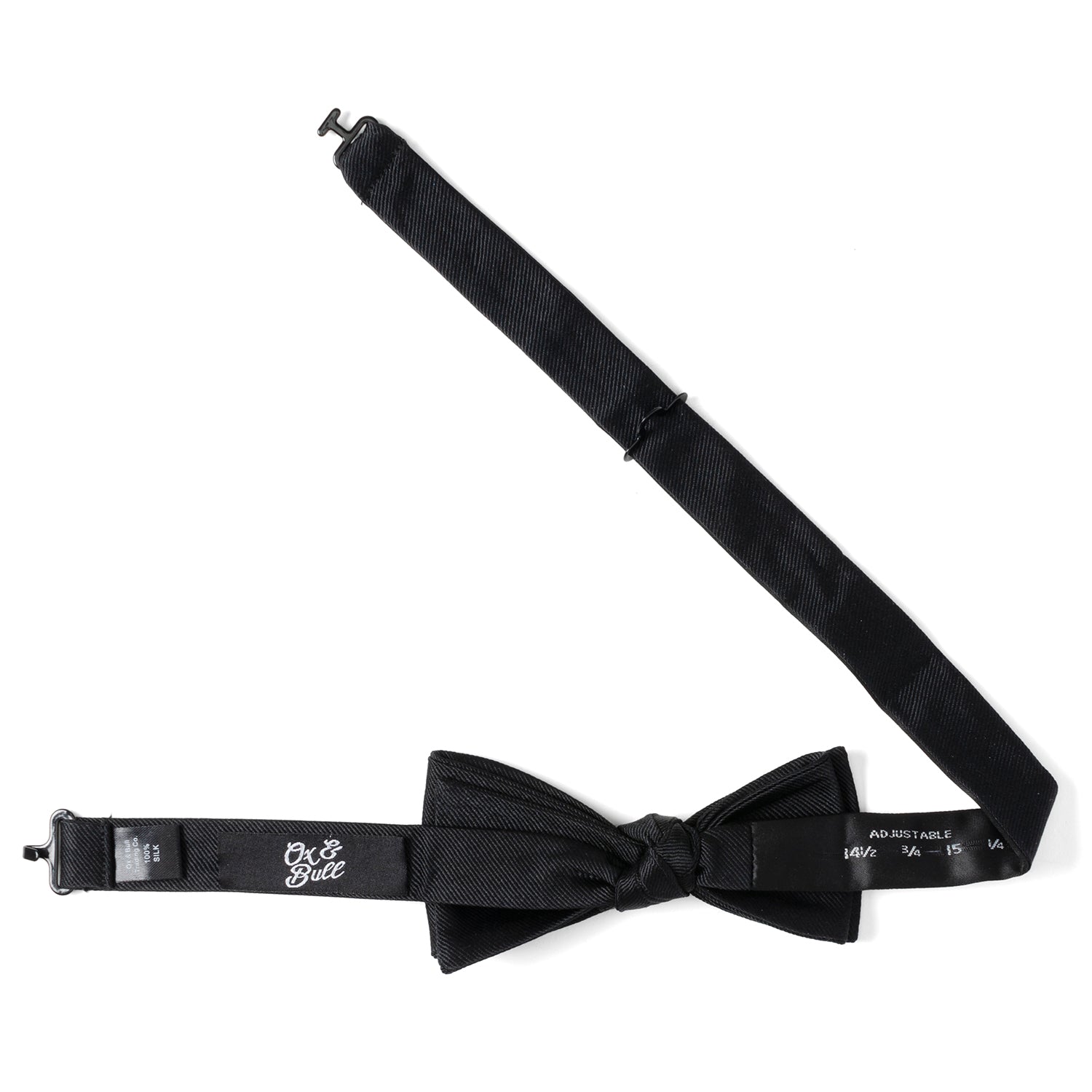 Black Silk Bow Pre-Tie - My Men's Shop