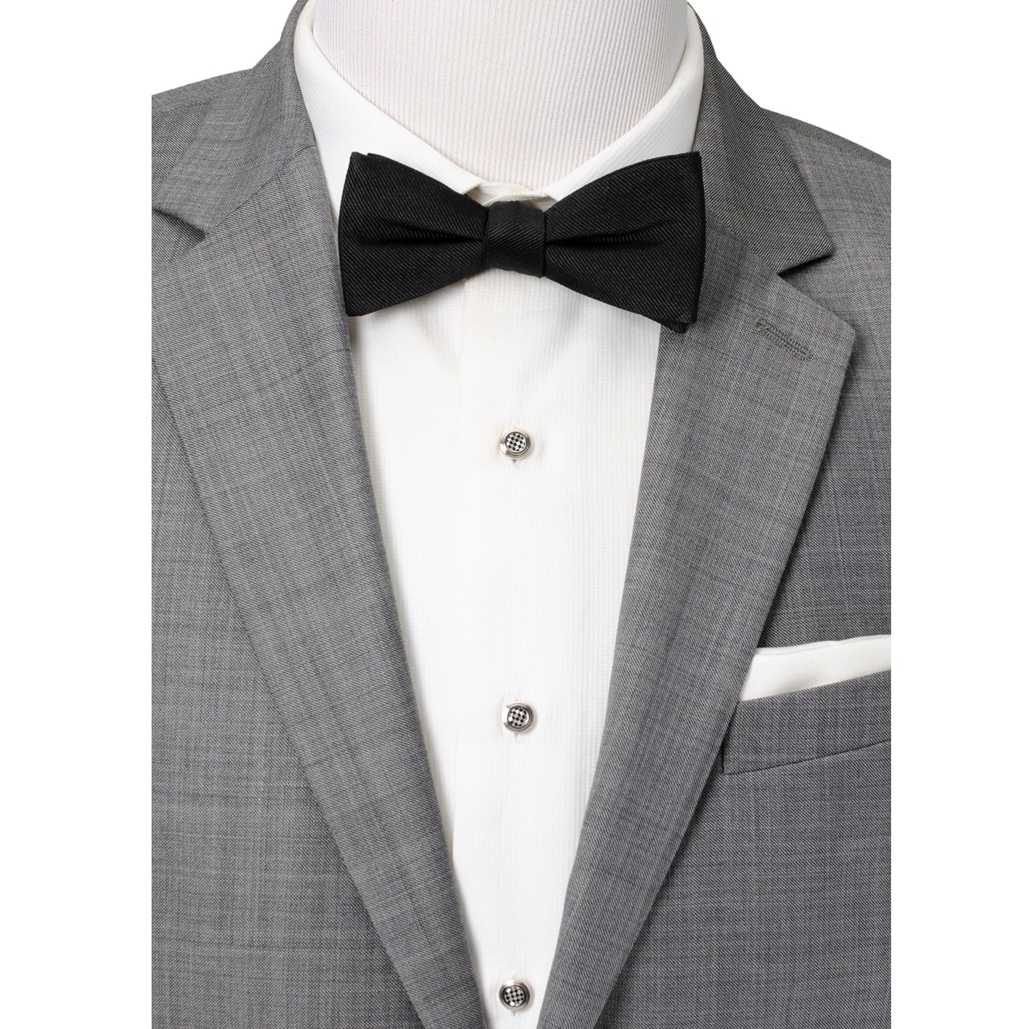 Black Silk Bow Pre-Tie - My Men's Shop
