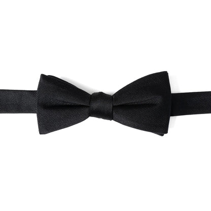 Black Silk Bow Pre-Tie - My Men's Shop