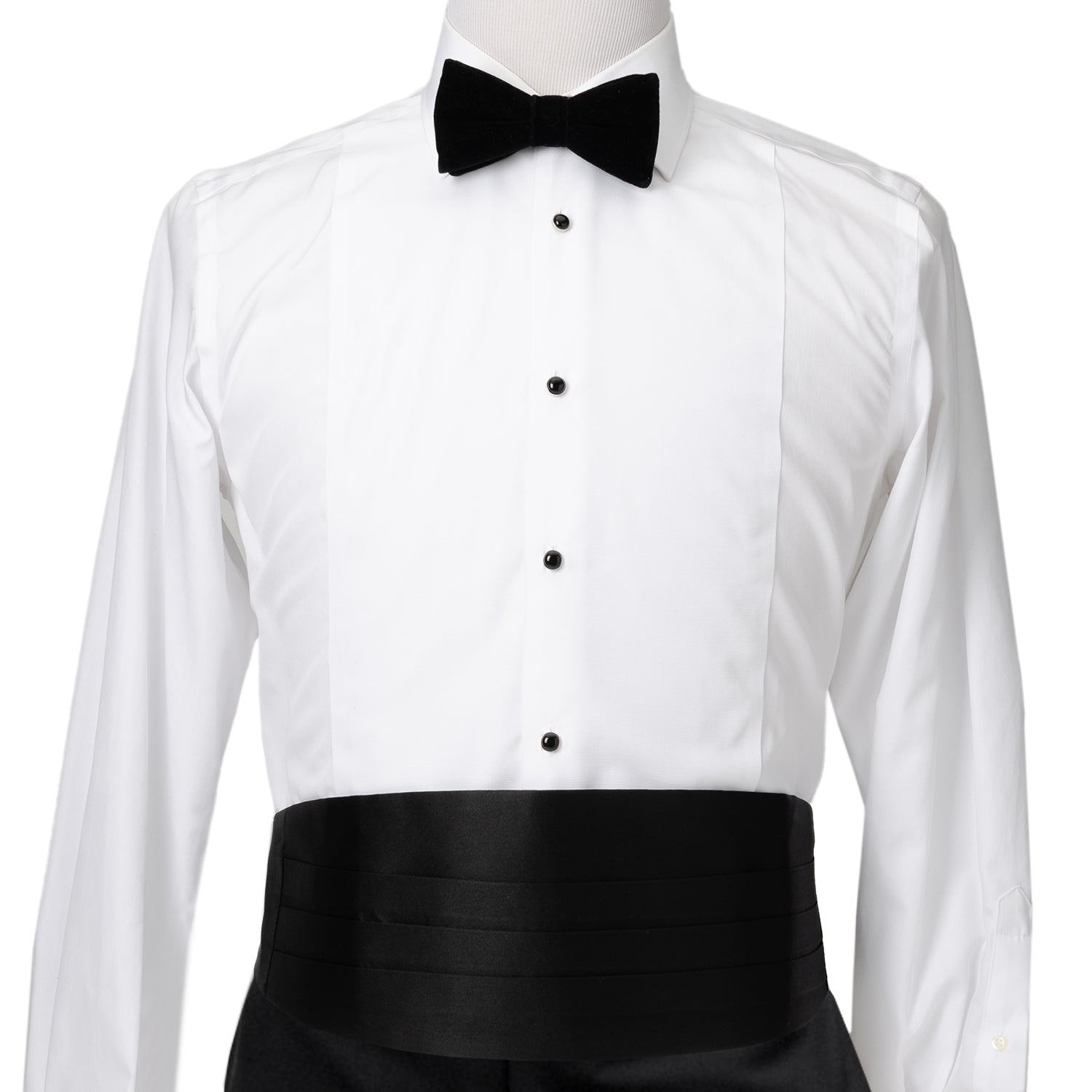 Black Silk Cummerbund and Bowtie Set - My Men's Shop