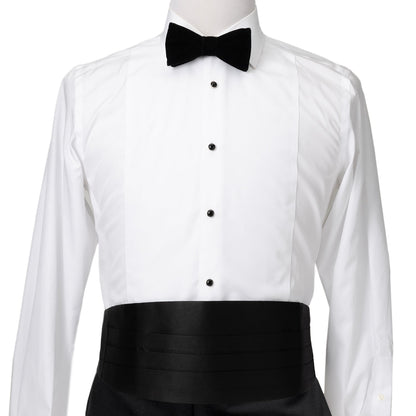 Black Silk Cummerbund and Bowtie Set - My Men's Shop