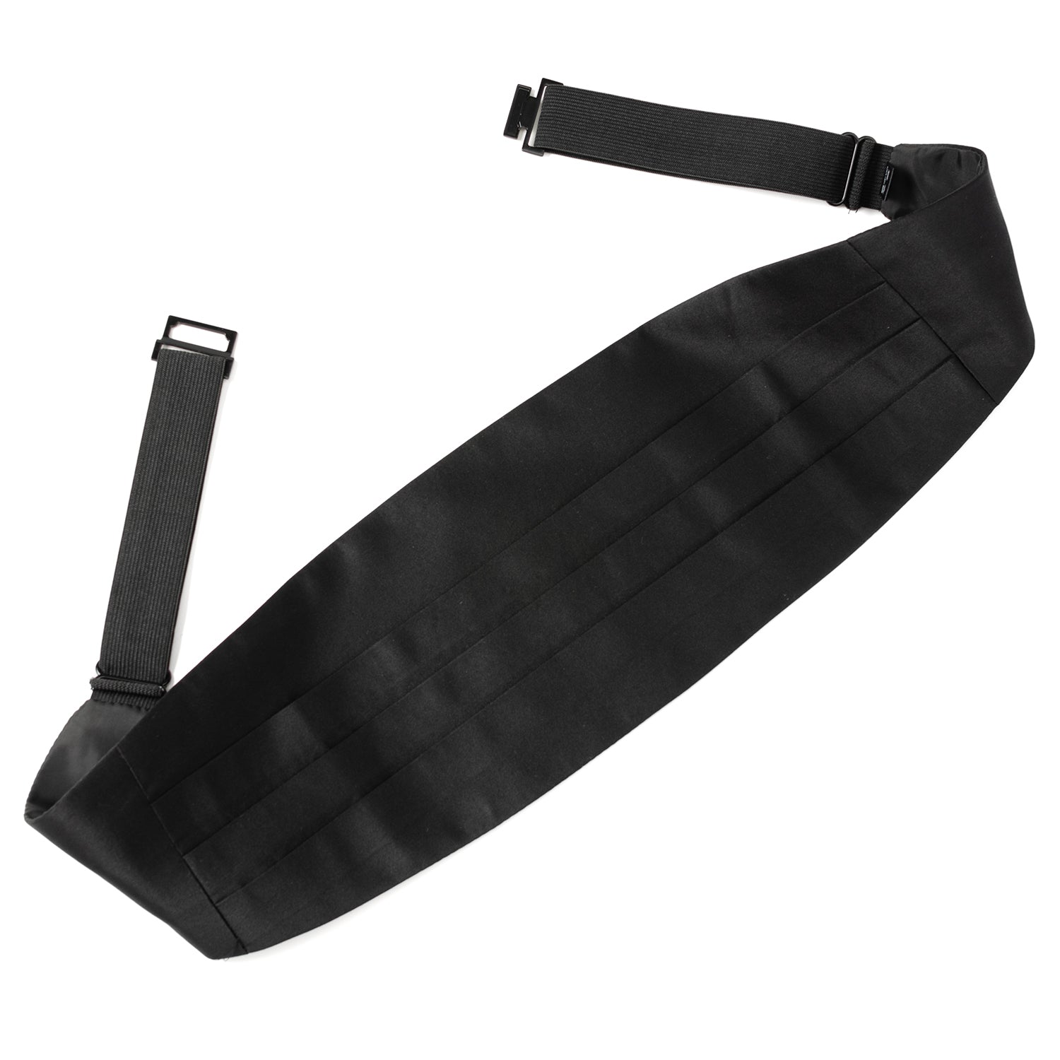 Black Silk Cummerbund and Bowtie Set - My Men's Shop