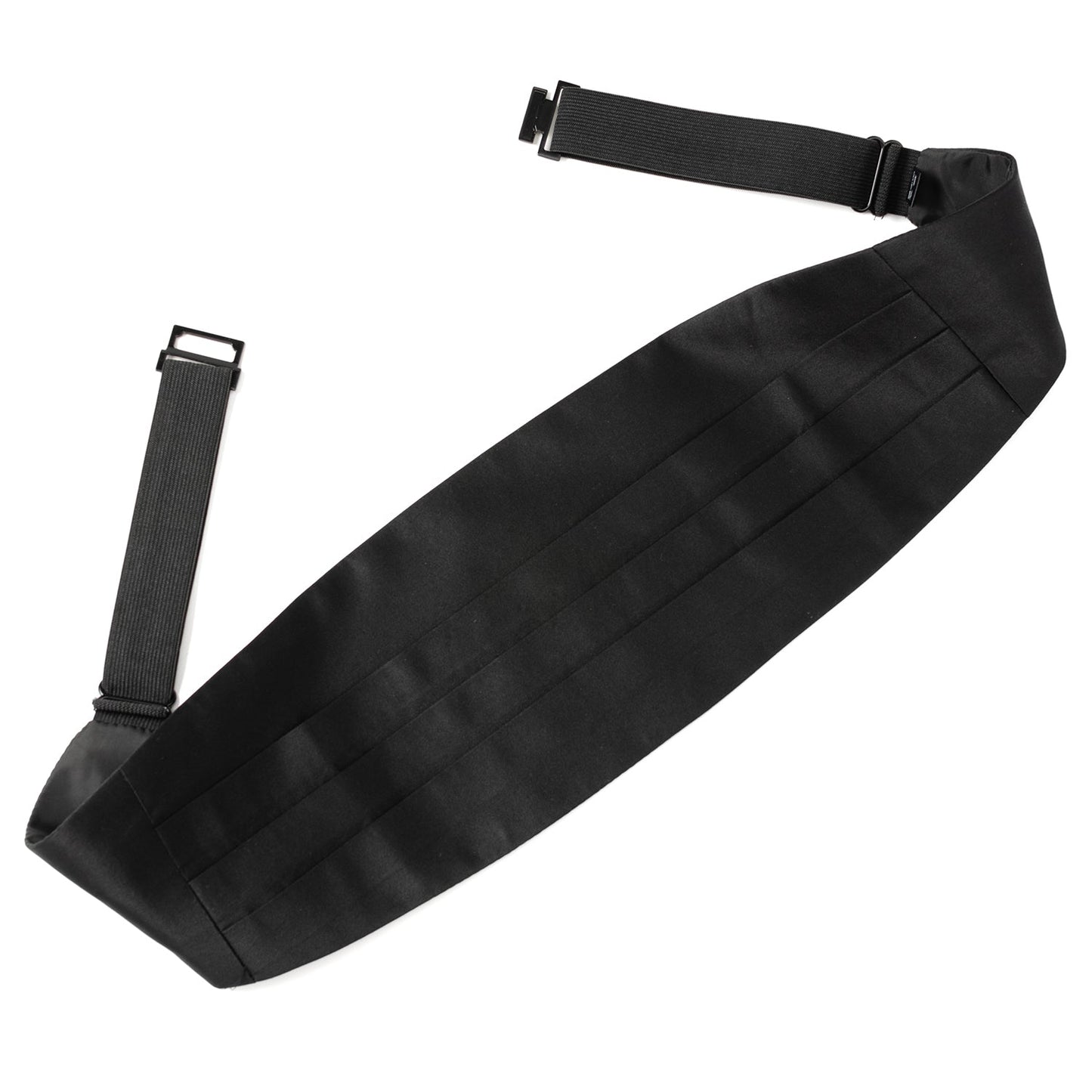 Black Silk Cummerbund and Bowtie Set - My Men's Shop