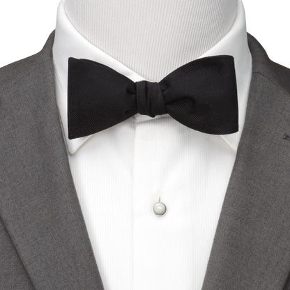 Black Silk Cummerbund and Bowtie Set - My Men's Shop