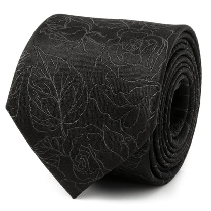 Black Floral Men's Tie - My Men's Shop