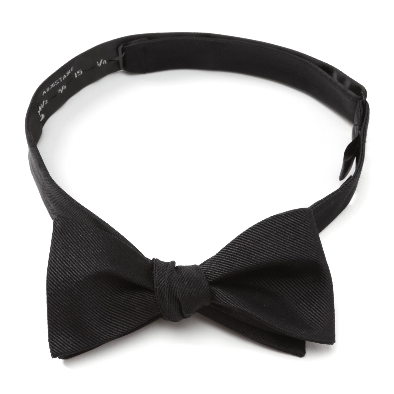 Black Self Tie Bow Tie - My Men's Shop