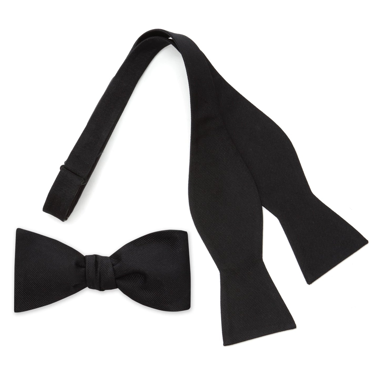 Black Self Tie Bow Tie - My Men's Shop