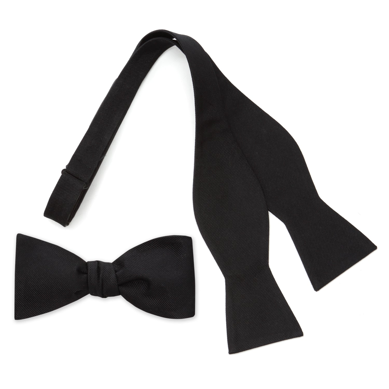 Black Self Tie Bow Tie - My Men's Shop