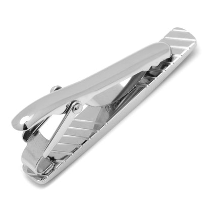 Black Carbon Fiber Stainless Steel Tie Clip - My Men's Shop